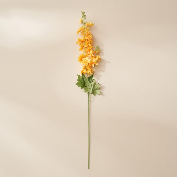 Festoon Flaxen Artificial Delphinium Flower Stick - 82cm