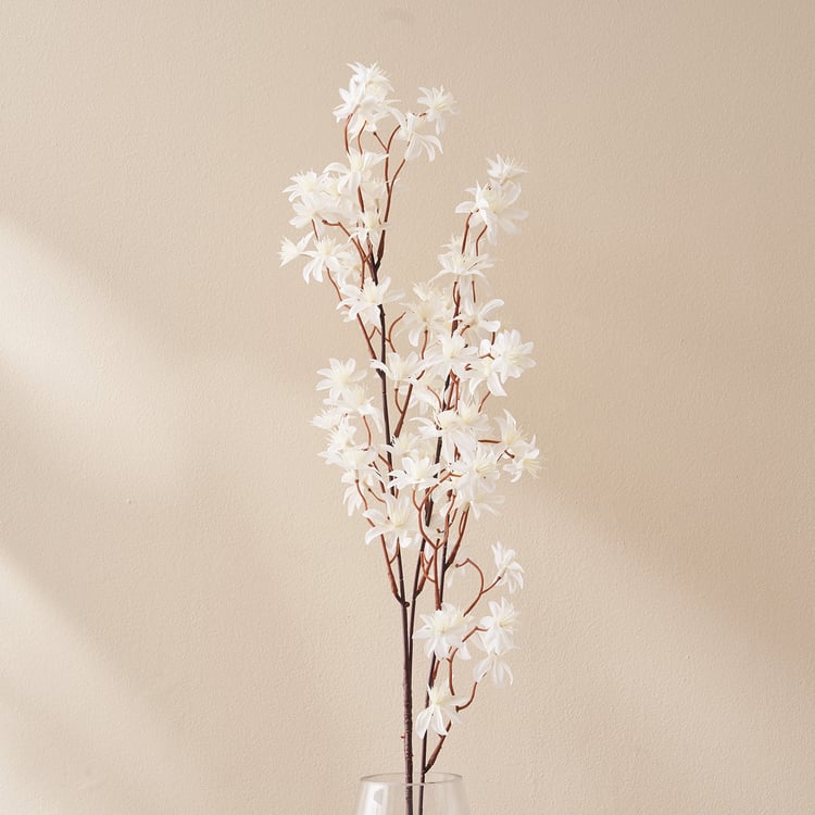 Festoon Ivory Artificial Starflower Stick - 95cm