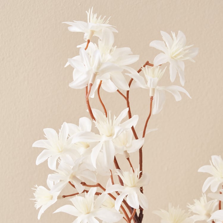 Festoon Ivory Artificial Starflower Stick - 95cm