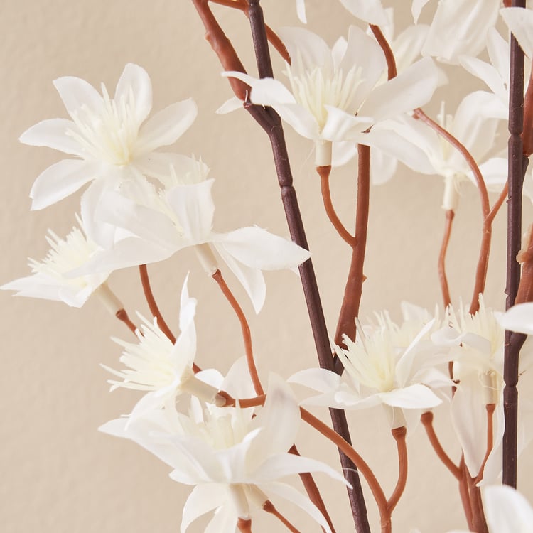 Festoon Ivory Artificial Starflower Stick - 95cm