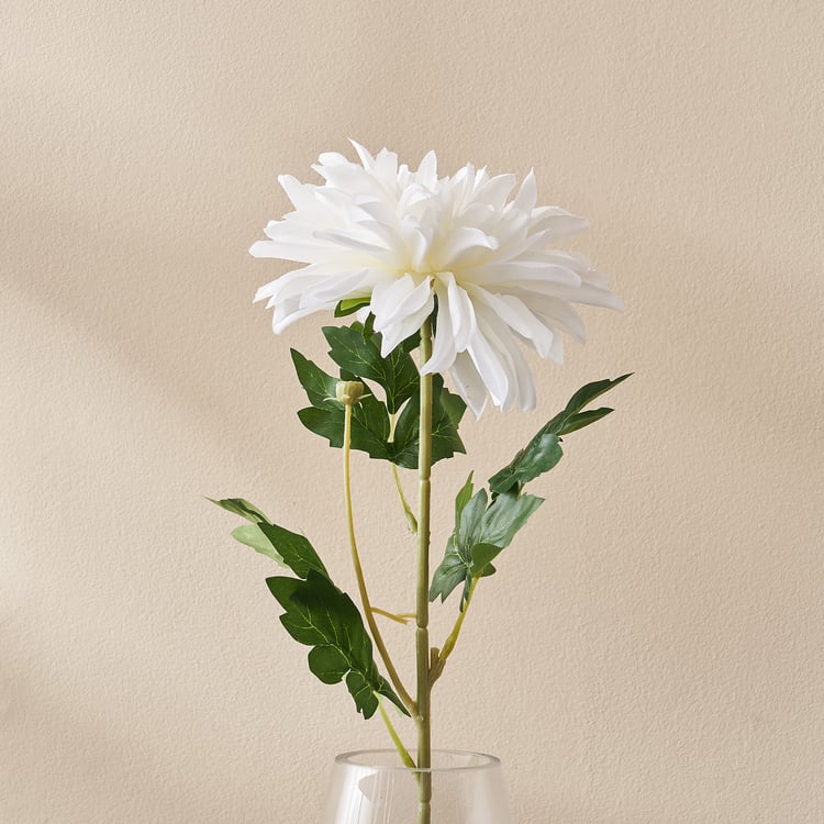 Festoon Blush Artificial Dahlia Flower Stick - 65cm