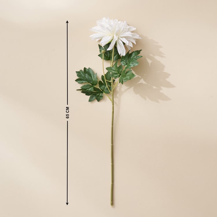 Festoon Blush Artificial Dahlia Flower Stick - 65cm