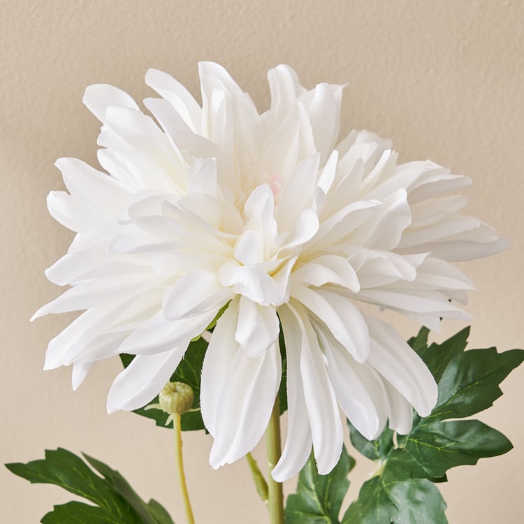 Festoon Blush Artificial Dahlia Flower Stick - 65cm