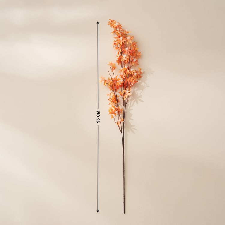 Festoon Ochre Artificial Starflower Stick - 95cm