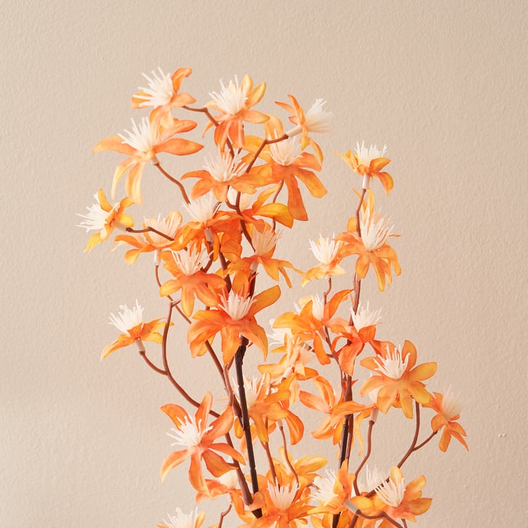 Festoon Ochre Artificial Starflower Stick - 95cm