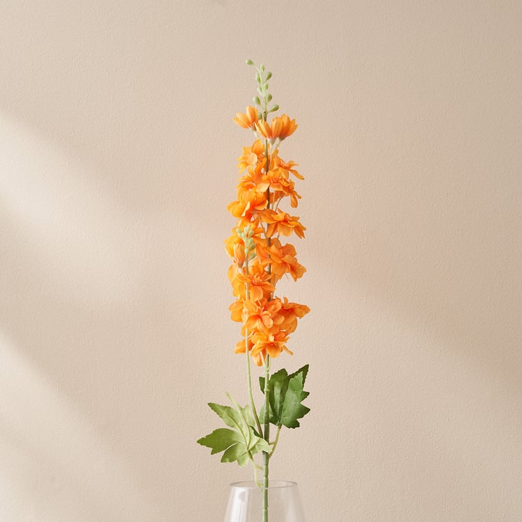 Festoon Ochre Artificial Delphinium Flower Stick - 82cm