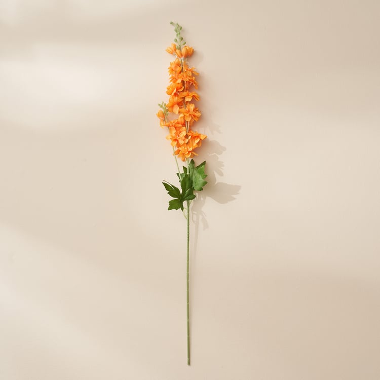 Festoon Ochre Artificial Delphinium Flower Stick - 82cm