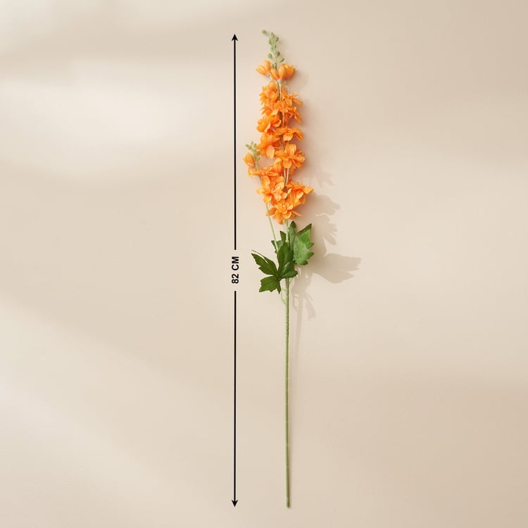 Festoon Ochre Artificial Delphinium Flower Stick - 82cm