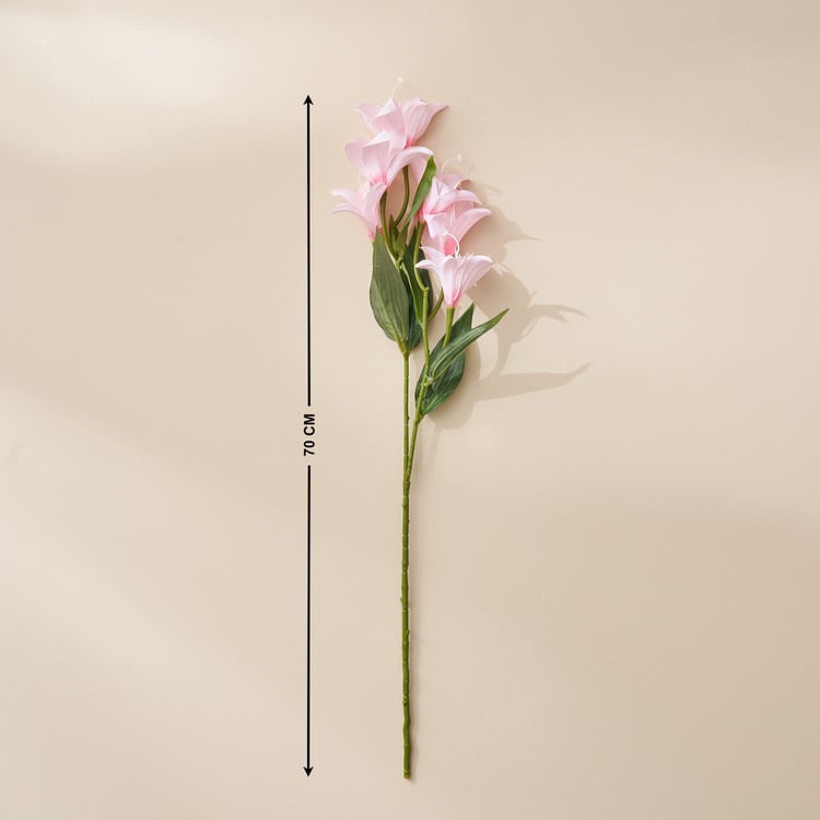 Festoon Shelly Artificial Japanese Lily Flower Stick - 70cm