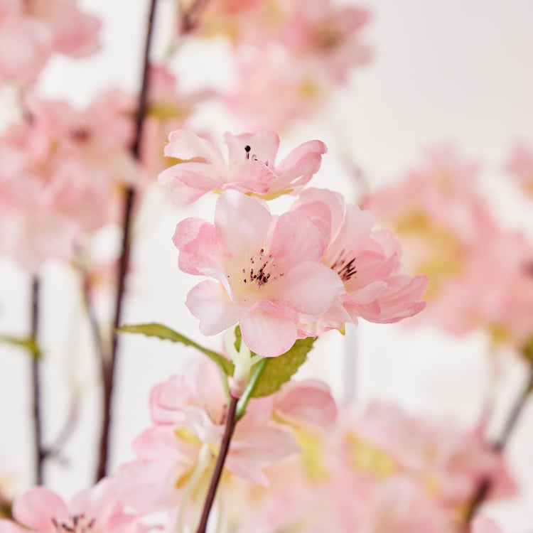 Gardenia Prunus Artificial Peach Blossom Tree in Pot