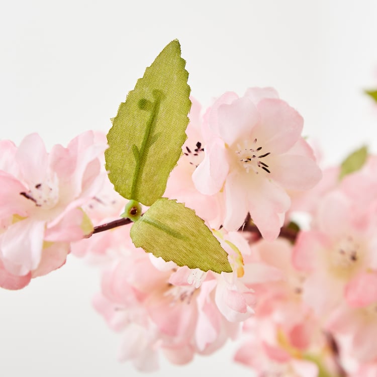 Gardenia Prunus Artificial Peach Blossom Tree in Pot