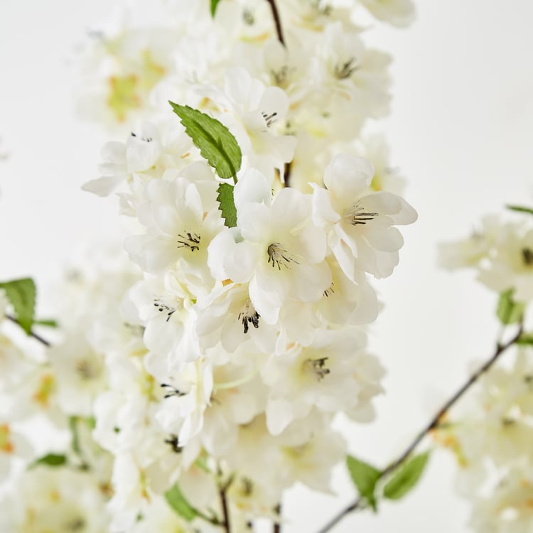 Gardenia Prunus Artificial Peach Blossom Tree in Pot