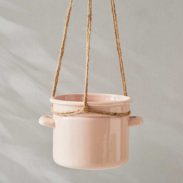 Gloria Swing Ceramic Hanging Planter