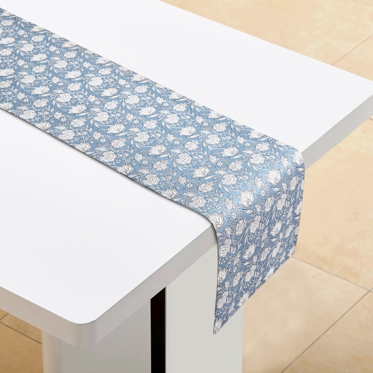 Drake Crane Cotton Printed Table Runner