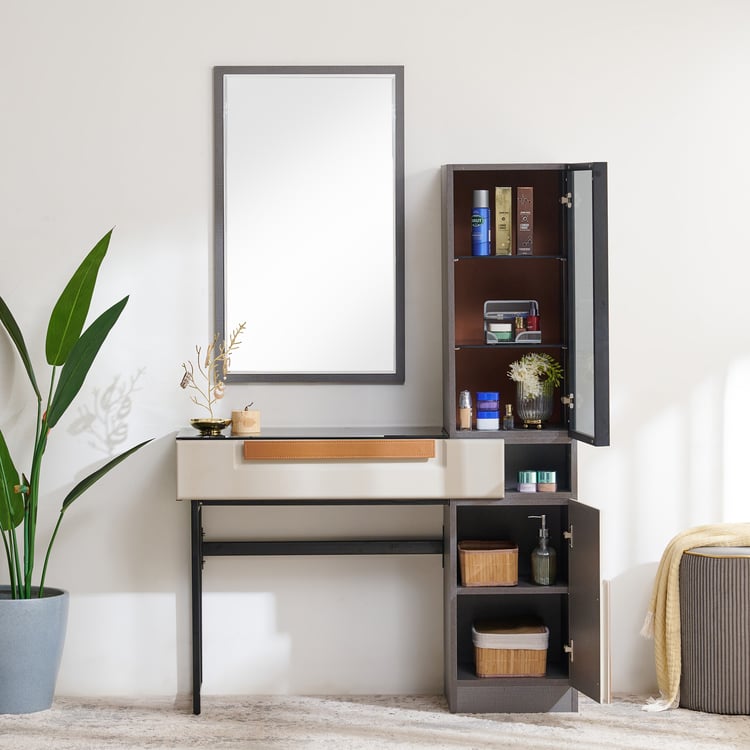 Tiffany Dresser with Mirror - Beige