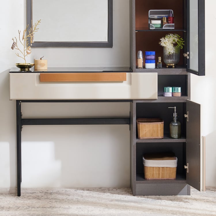 Tiffany Dresser with Mirror - Beige