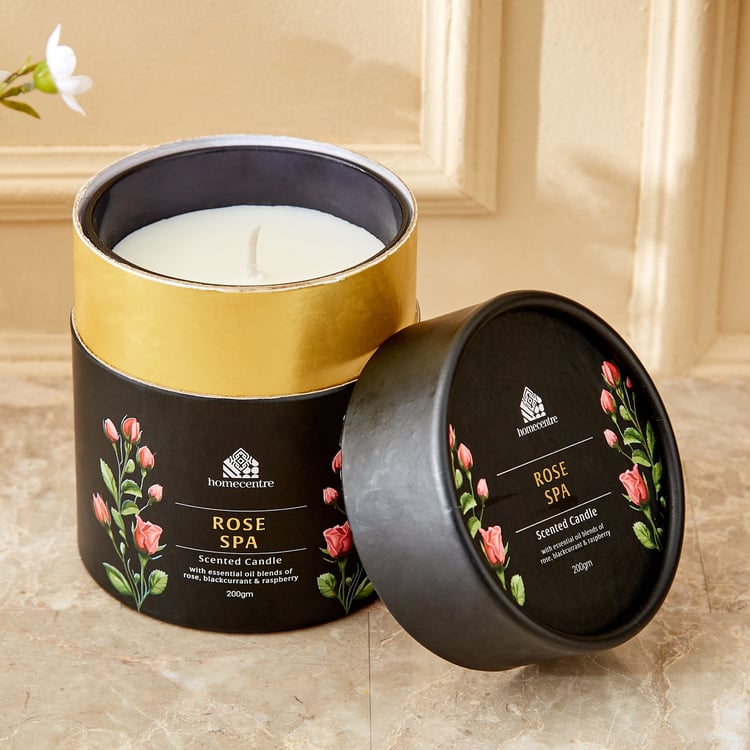 Enchanted Rose Spa Scented Jar Candle