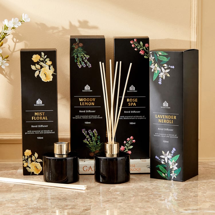 Enchanted Rose Spa Reed Diffuser Set