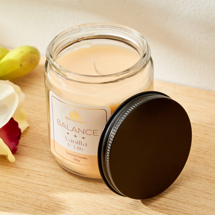 Adora Balance Vanilla and Lilly Scented Jar Candle