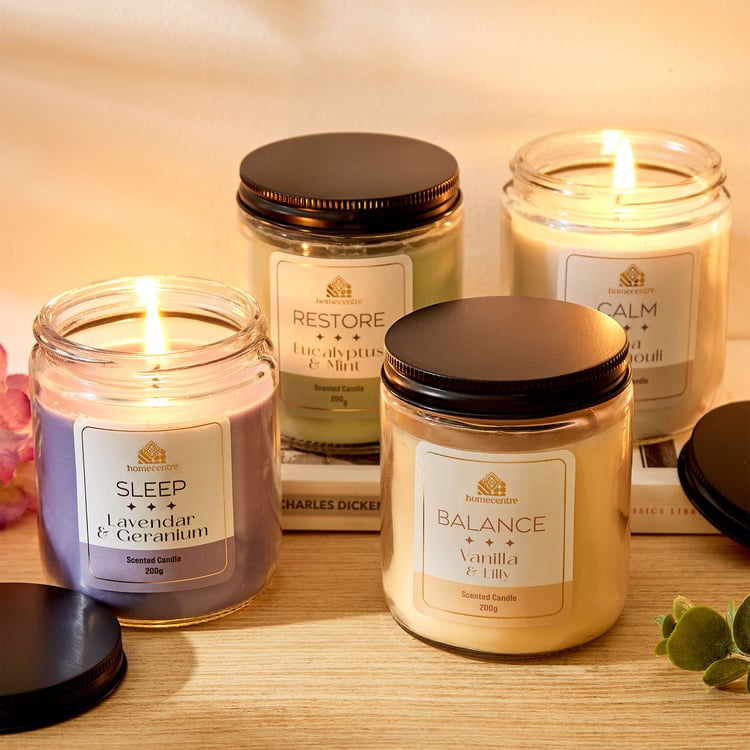 Adora Sleep Lavender and Geranium Scented Jar Candle