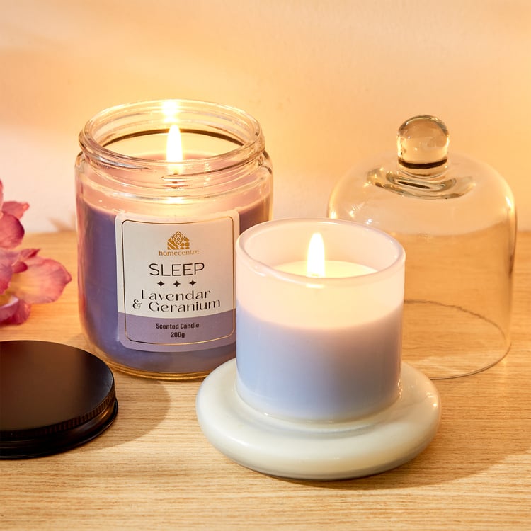 Adora Sleep Lavender and Geranium Scented Jar Candle