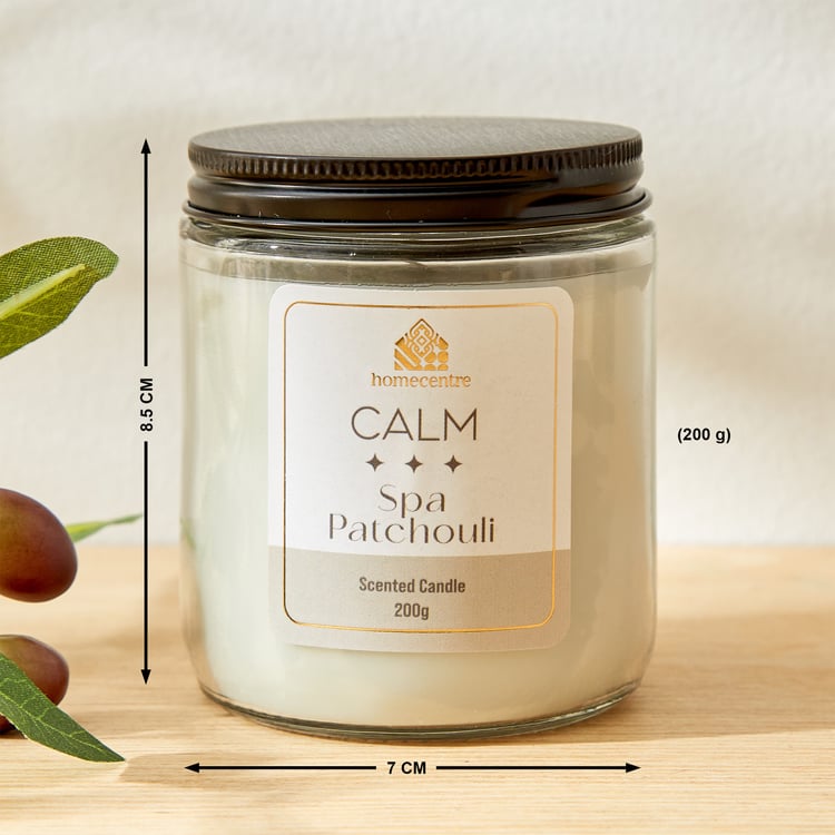 Adora Calm Spa Patchouli Scented Jar Candle