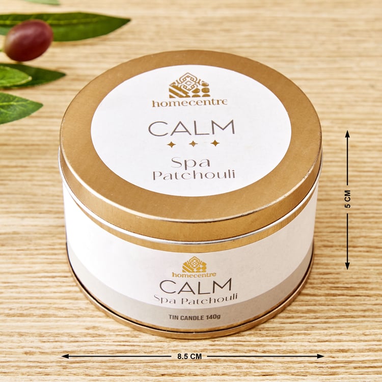 Adora Spa Calm Patchouli Scented Tin Candle