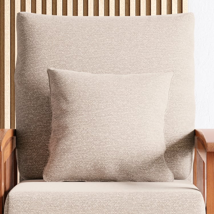 Abby Fabric 1-Seater Sofa with Cushions - Customized Furniture