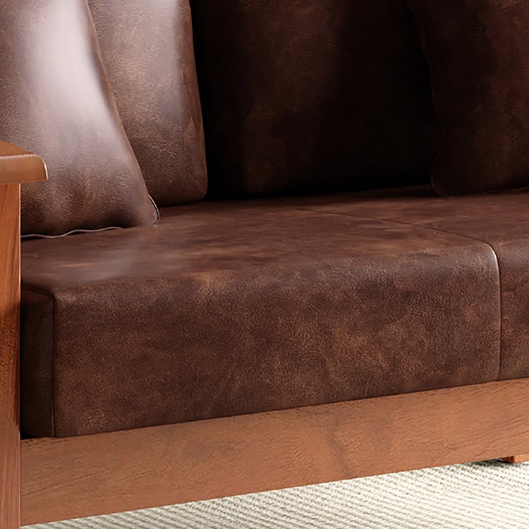 Abby Nappa 2-Seater Sofa with Cushions - Customized Furniture