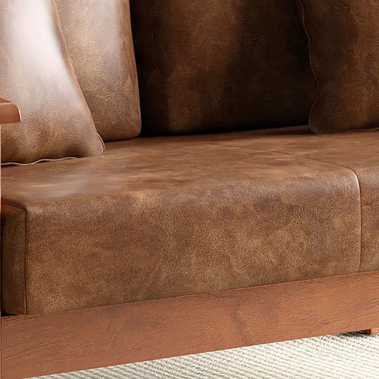 Abby Nappa 2-Seater Sofa with Cushions - Customized Furniture