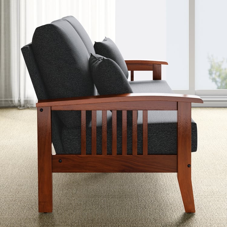 Abby Fabric 3-Seater Sofa with Cushions - Customized Furniture
