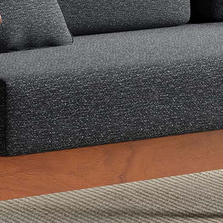 Abby Fabric 3-Seater Sofa with Cushions - Customized Furniture