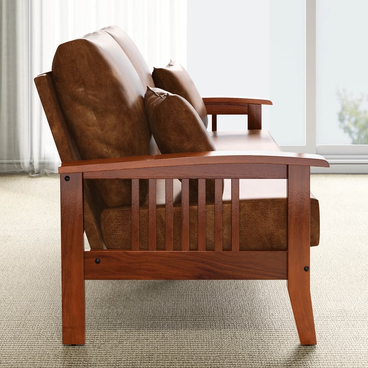 Abby Nappa 3-Seater Sofa with Cushions - Customized Furniture