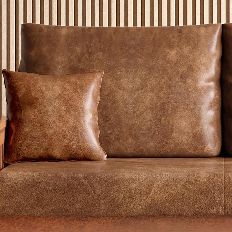 Abby Nappa 3-Seater Sofa with Cushions - Customized Furniture