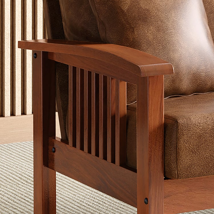 Abby Nappa 3-Seater Sofa with Cushions - Customized Furniture