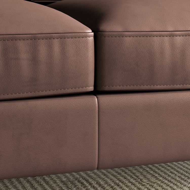 Aprilla NXT Half Leather 3-Seater Sofa - Customized Furniture