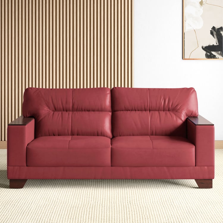 Walter Half Leather 3-Seater Sofa - Customized Furniture