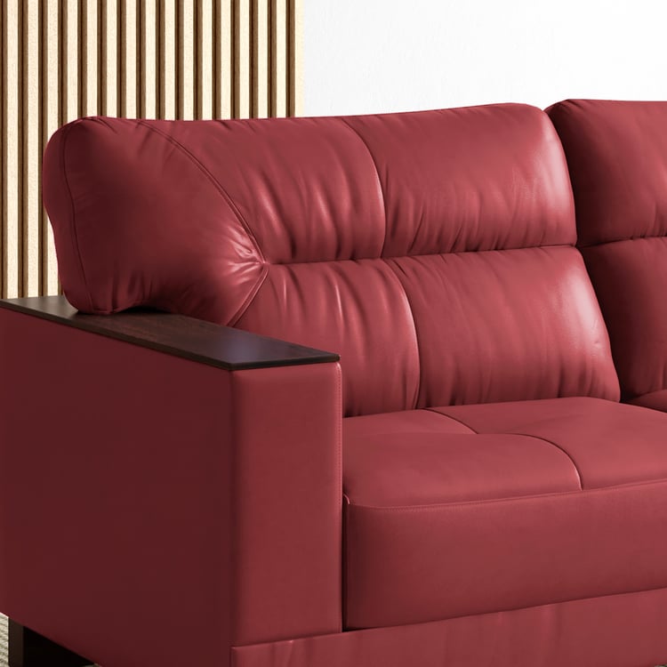 Walter Half Leather 3-Seater Sofa - Customized Furniture