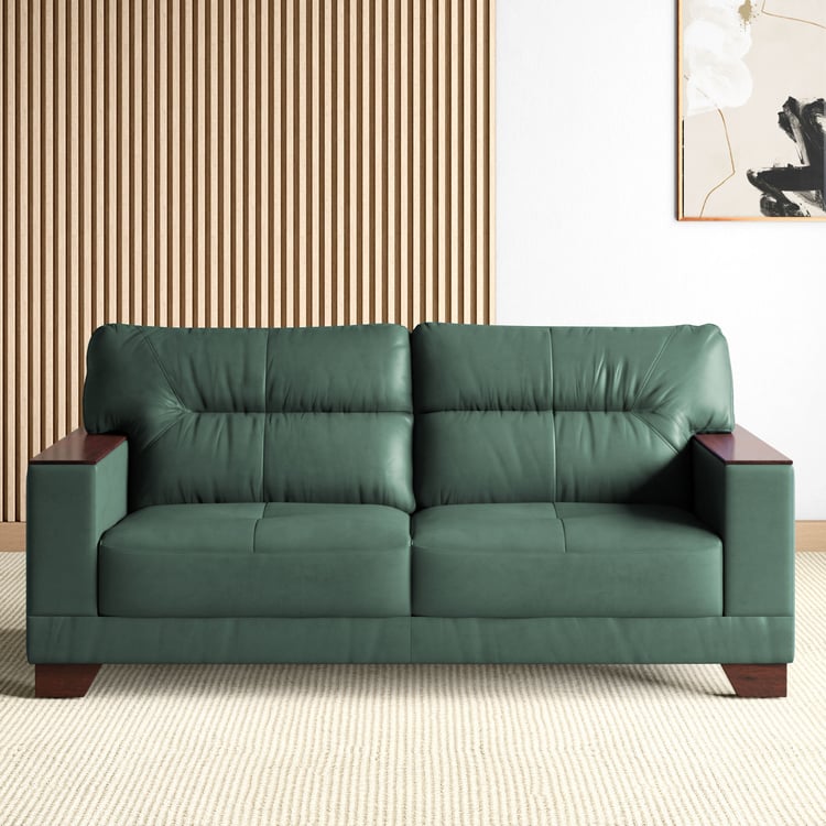 Walter Half Leather 3-Seater Sofa - Customized Furniture