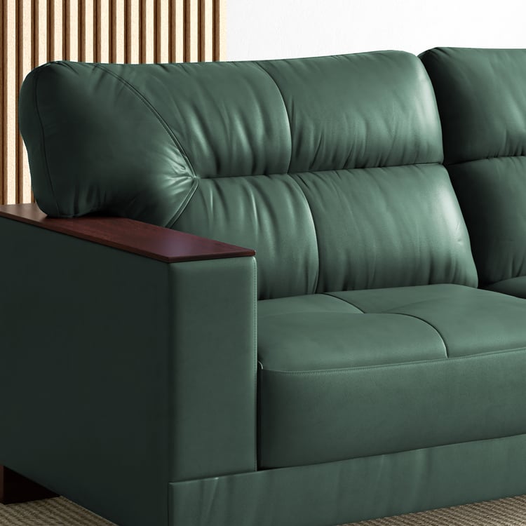 Walter Half Leather 3-Seater Sofa - Customized Furniture