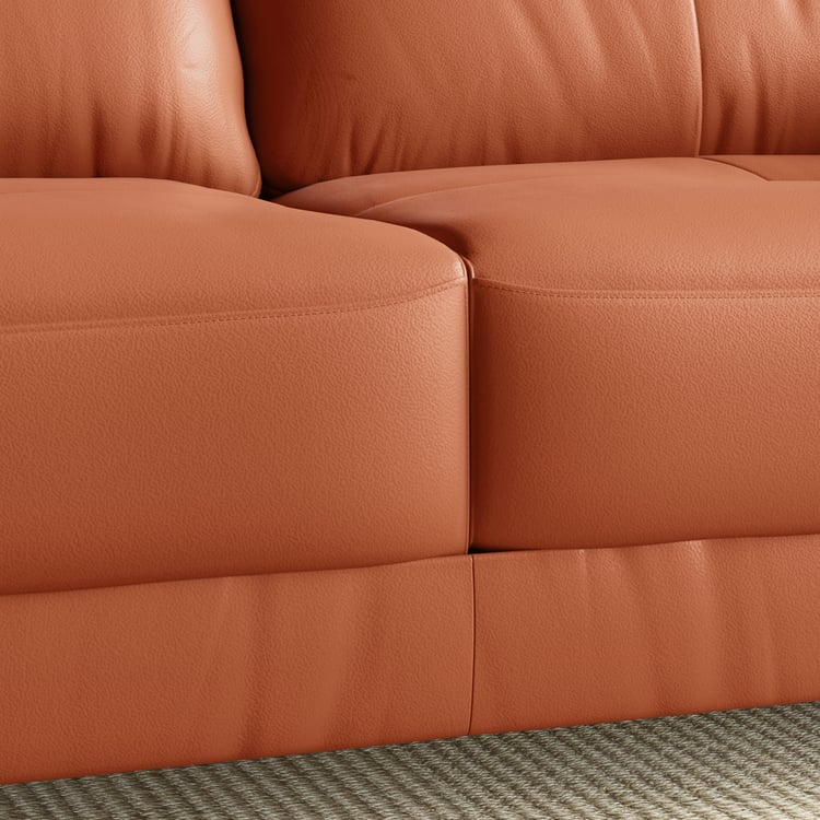 Walter Half Leather 3-Seater Sofa - Customized Furniture