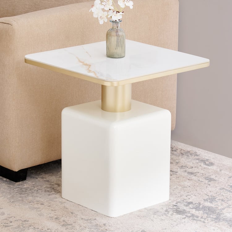 Senorita End Table - Cream