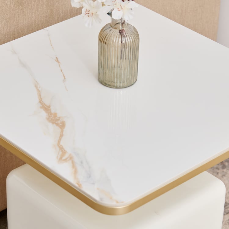 Senorita End Table - Cream