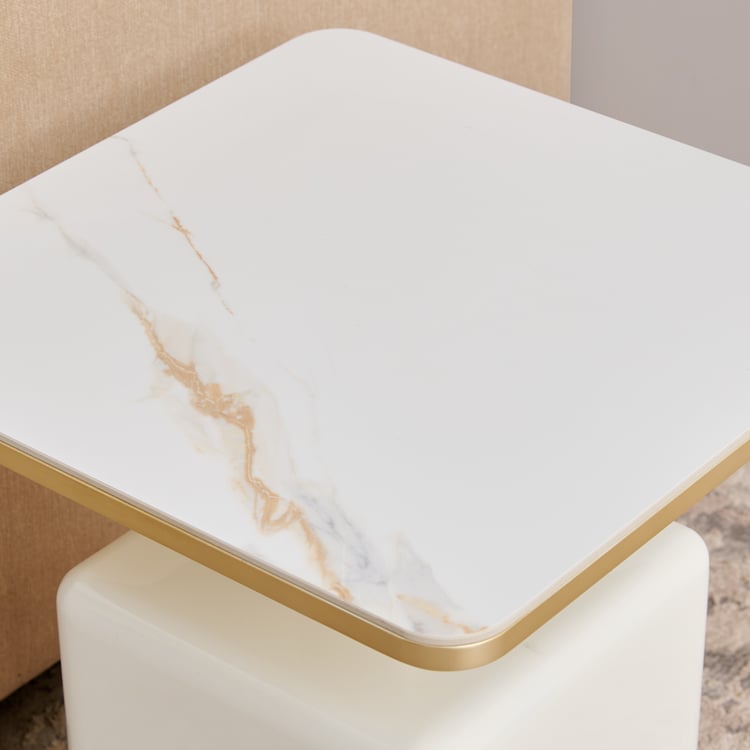 Senorita End Table - Cream