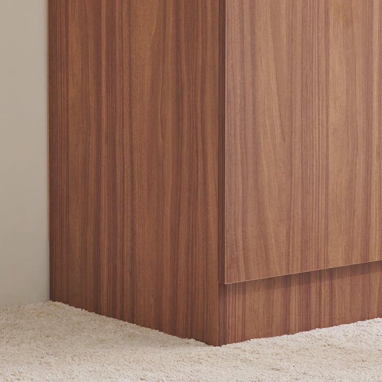 Helios Alton 3-Door Wardrobe  - Walnut