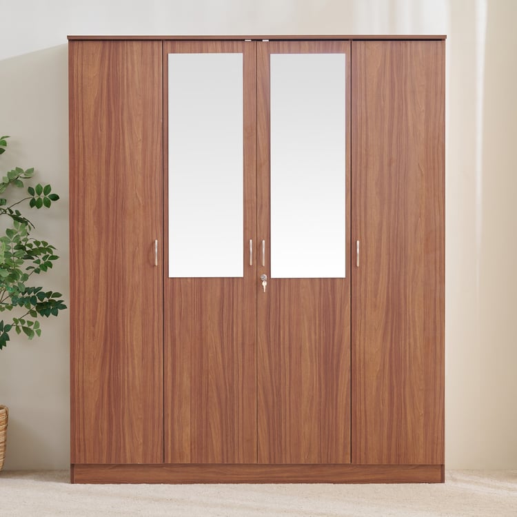 Helios Alton 4-Door Wardrobe with Mirrors