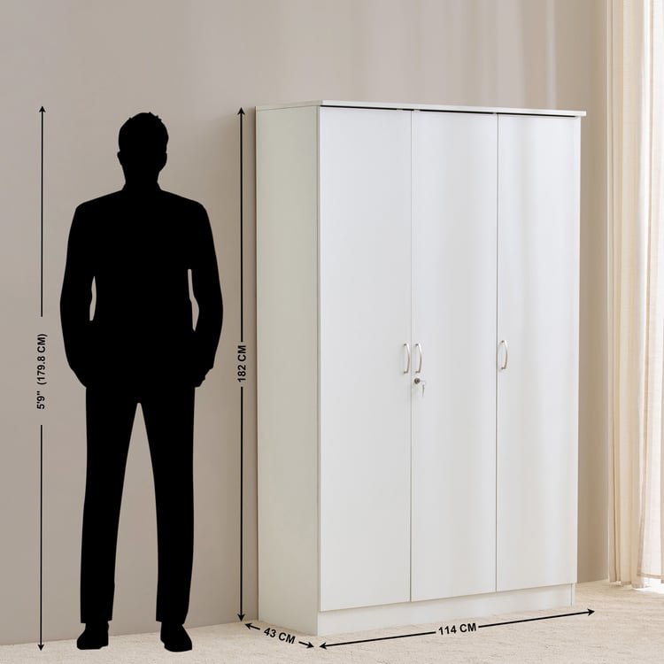 Helios Alton 3-Door Wardrobe