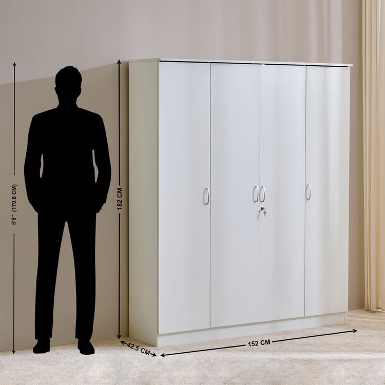 Helios Alton 4-Door Wardrobe