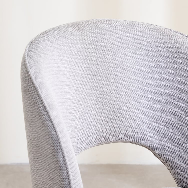 Vogue NXT Set of 2 Fabric Dining Chairs - Grey