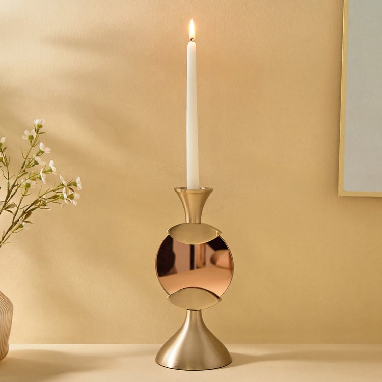 Blanco Blake Metal Tappered Candle Holder